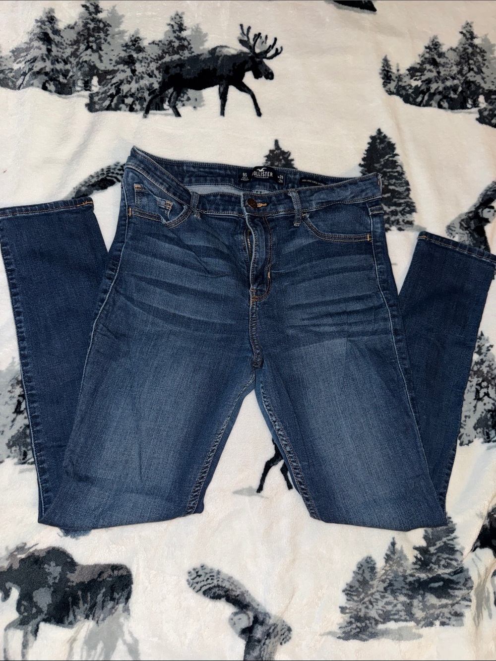 Hollister Dark Blue Skinny Jeans